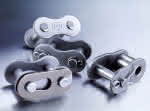 ecoplus Verbindungsglied / Stahl / simplex • m. Splint / gekröpft