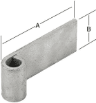 Anschweißband ungebohrt