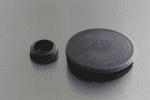 PVC Rohrstopfen f. Rundrohr schwarz