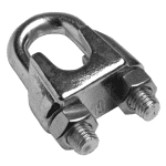 Edelstahl Drahtseilklemme ähnl. DIN741 A4