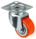 Kompakt-Lenkrolle / Ø 50 mm / 120 kg / Stahlblech / Polyureth. / Kugellager