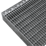 Press-Gitterrost-Treppenstufe (FS GLS-R11) / verz.
