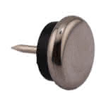 Stuhlgleiter Metall m. Gummi & Nagel