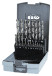 Ruko Spiralbohrer-Kassette / DIN338 / geschliffen HSS-G