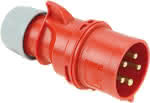 CEE-Stecker SHARK, 5-polig, IP44