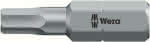 Bit zähhart 1/4" DIN 3126 C6,3 Innensechskant Wera