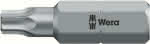 Bit zähhart 1/4" DIN 3126 C6,3 mit Bohrung Wera