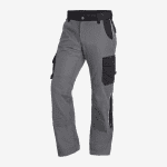 FHB BRUNO Arbeitshose / grau-schwarz