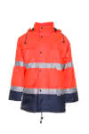 Warnschutz Parka orange/marine