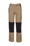 Canvas 320 Bundhose khaki/schwarz