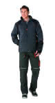Planam Outdoorjacke / Chilli / grau-schwarz