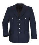 Herren-Dienstjacke (m. Biese) / dunkelblau