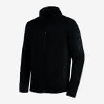 FHB CHRISTOPH Strick-Fleece-Jacke / schwarz