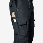 FHB PATRICK Strick-Fleece-Troyer / anthrazit-schwarz