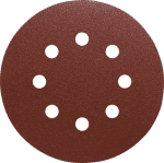 Haftscheibe Korund braun / gelocht