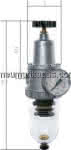 STANDARD-Filterregler 0,5 - 10 bar, Standard 1