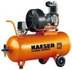 CLASSIC-Kolbenkompressor 320l/,min, 25l-Behälter, 400V AC (Dr