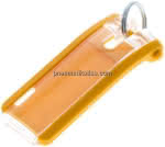 Schlüsselanhänger DURABLE KEY-,CLIP, gelb, 6er Pack
