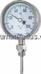 Bimetallthermometer, senk-,recht D100/-30 bis +50°C/100mm