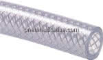 PVC-Gewebeschlauch 10x16mm,,transparent, 10 mtr. Rolle
